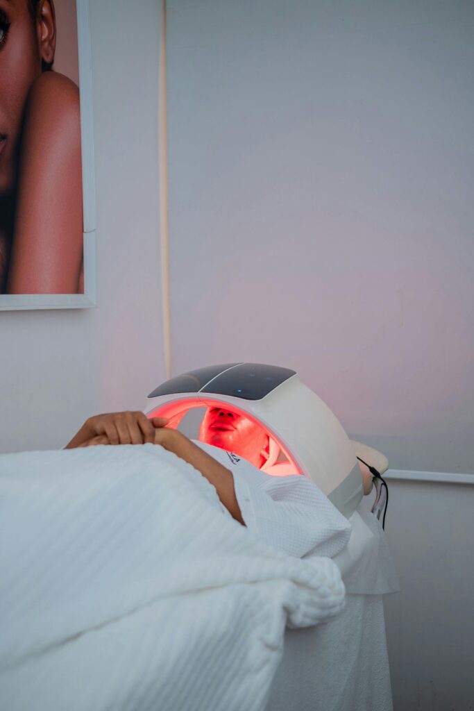 Cube LED light therapy